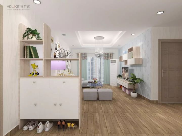 老家新做了个玄关柜，进门感觉档次都不一样了！