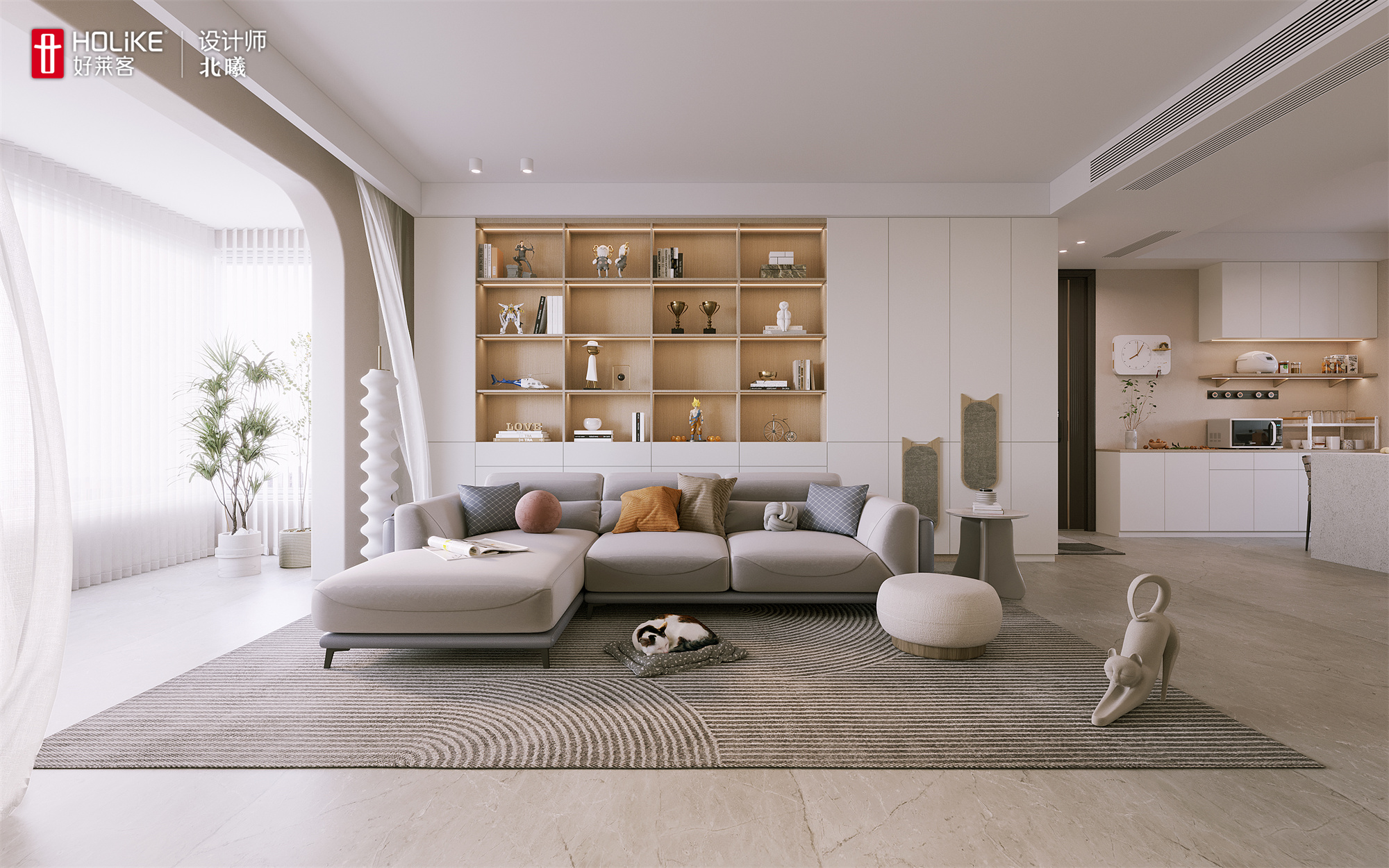 现实版浪漫满屋！治愈设计+原木奶油色，这个婚房我心动了~