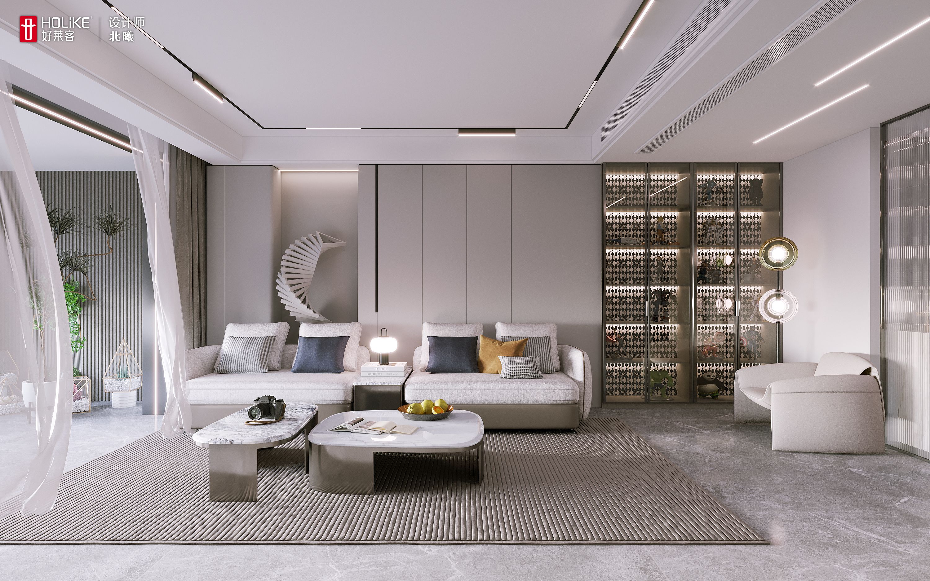 150㎡轻奢风潮居，主卧藏衣帽间，还有潮玩收藏区，太会了！